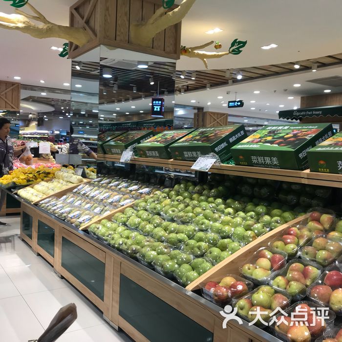 北京菜鲜果美超市图片