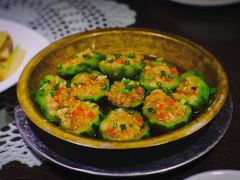 蒜茸肉沫蒸胜瓜-熠盛粤味·顺德桑拿鸡(永康路店)