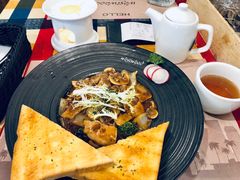 黑椒蘑菇鸡肉意面-遇见西木美式餐厅(体育路店)