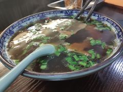 干切牛肉粉丝汤-老新隆牛肉锅贴(新街口店)