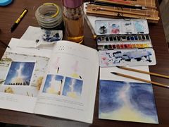 -谷隆画舍·国画书法素描彩铅水彩