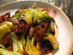 菜梗炒猪肝-菲乐餐厅(三十年经营·湖滨路店)
