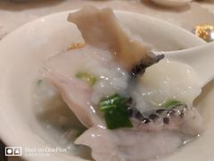 菜粒腐皮鱼片粥-扬州香格里拉·香宫中餐厅