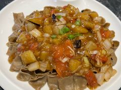 酸菜茄条扒莜面-紫泥369粗粮季(鼓楼店)