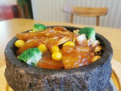 石锅银杏烧鹿筋-山东宾馆·齐鲁苑餐厅
