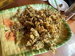 炸花椒芽-俺家菜馆(百里峡店)