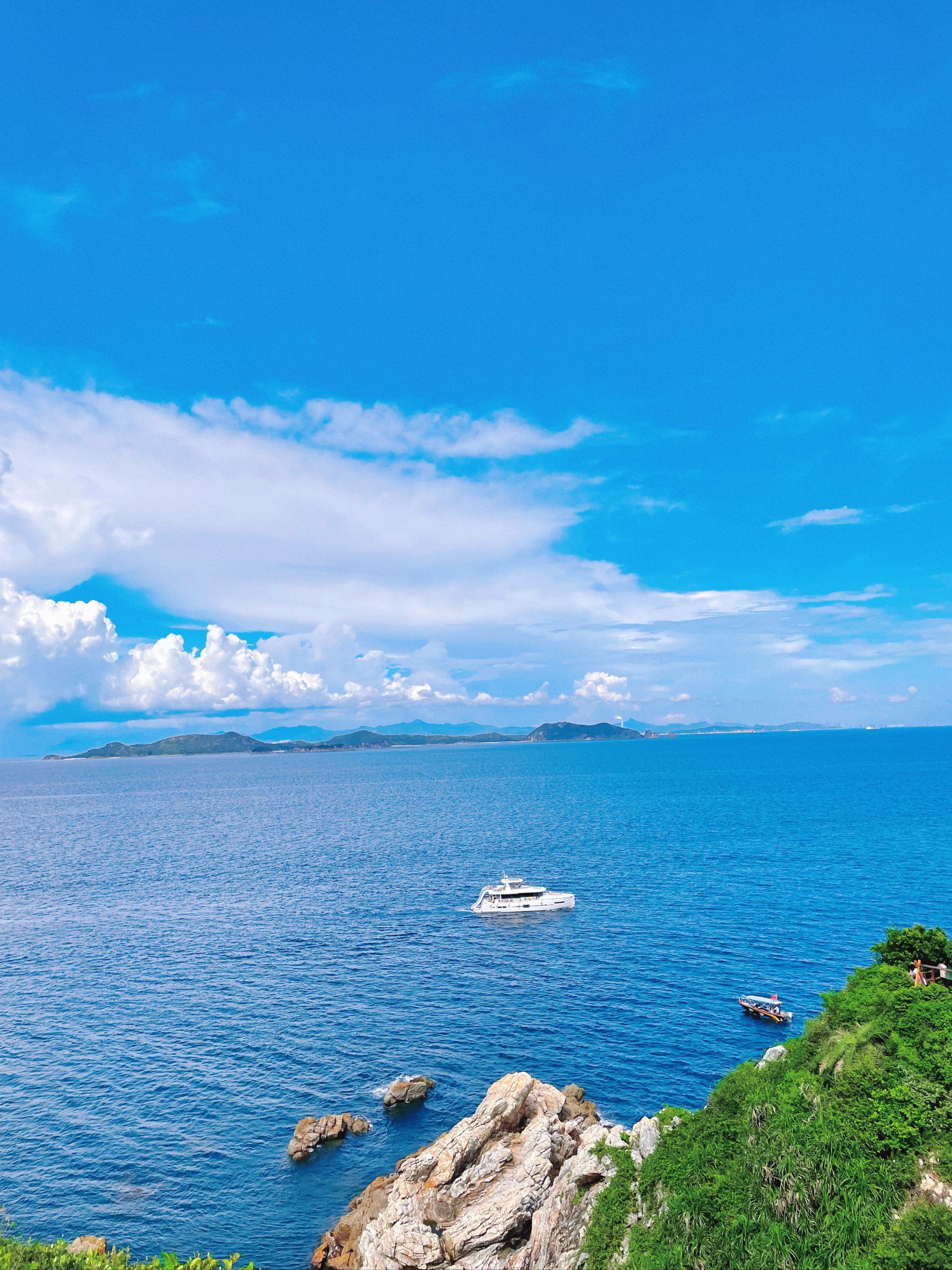 海天相接的美景