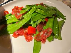 荷兰豆香肠-绿茶餐厅(同成街华联店)