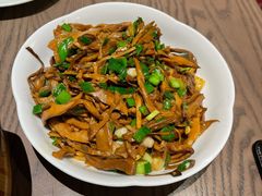 三层肉炒建瓯笋芽-四道菜·福建菜馆(新街口金鹰店)