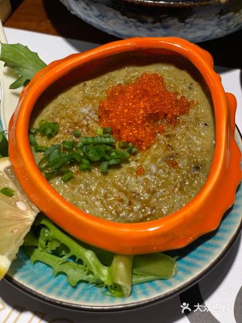 口感像朗姆酒味的冰淇淋，还尝试了甲罗烧