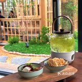 沉浸式在空中竹林里当回蔬食主义者，吃蔬火锅🍲