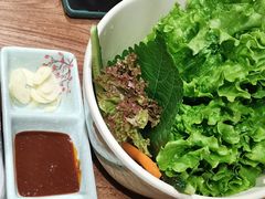 -明洞阿姨·韩式酱蟹烤肉·创意料理(三元桥店)