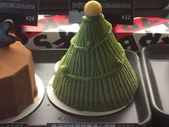 圣诞帽抹茶奶酪流心蛋糕-星巴克(东莞莞城万科中心店)