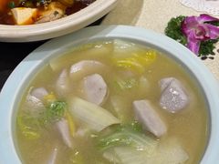 鸡汤芋儿菜-芙蓉凰花园酒楼