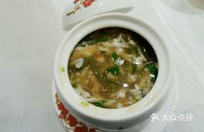 Spicy Oil Wuchang Fish with Vegetable Shoots
