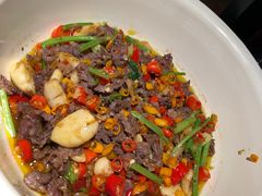 菜籽油炒衡东黄牛肉-老湘村·湖南土菜(天河维多利店)