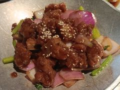 蒜香蜜汁排骨-绿茶餐厅(松江万达店)