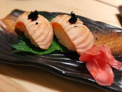 炙烤三文鱼寿司-越光米贩精致料理餐厅(金鹰店)