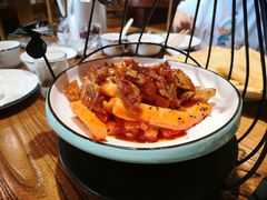 -东来菜馆•手抓海鲜家常菜•海鲜锅贴(鸽子窝店)