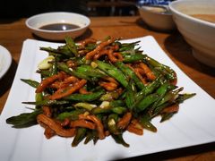 扁豆丝炒肉-新月斋(豆瓣胡同店)