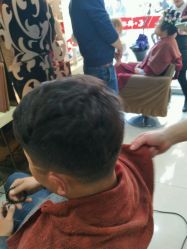 梁老师男神纹理烫-龙美容美发