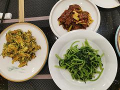 沙葱炒农家土鸡蛋-飞天大厦清真餐厅