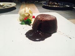 熔岩蛋糕配冰淇淋-蓝瓶子BlueBottle(东瓯智库店)