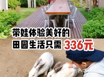 带娃体验美好的田园生活只需336元
