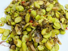 雪菜炒蚕豆-白魁老号饭庄(交道口店)