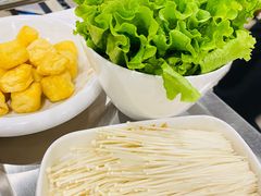 豆黄金油豆泡-常赢三兄弟·清真涮肉(崂山路总店)