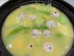 番薯大芥菜煮鱼滑-宝园酒家(美林M·LIVE天地东座店)