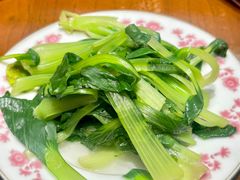 白灼鸡毛菜-池嬢拌粉(上海首店)