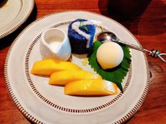 芒果三色糯米甜饭-星叶·东南亚料理(宁波万象汇店)