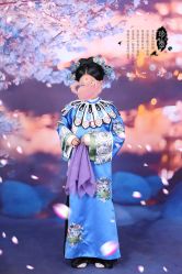 -后宫·古装汉服京剧儿童亲子全家福摄影