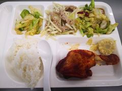 奥尔良鸡腿饭-北大家园食堂