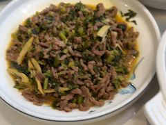 雪菜牛肉丝-食光慢宴·安吉土菜馆