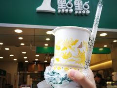 燕麥珍珠奶茶（中杯茶味濃三分甜）-1点点(东门电玩城店)