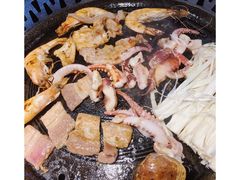 鱿鱼-全盛海鲜烤肉自助(新玛特店)