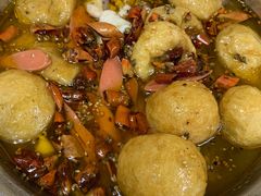 韭菜炒鸡杂-黑皮酸菜鱼(绣花巷店)