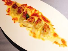 番茄芝士焗中式饺子-梧桐北京烤鸭·铜锅涮肉(海岸城店)
