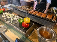 自助取餐区-怡咖啡海鲜自助餐厅(浦东香格里拉店)
