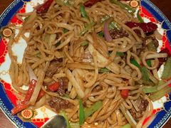新疆羊肉炒面-楼兰新疆主题餐厅(悠方店)