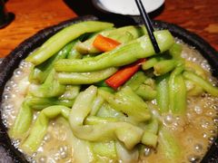 铁板鲜芋梗-农厨好味·温泉鹅·农家菜