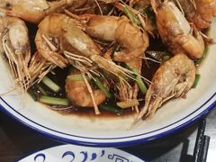 油爆开背虾-兰边碗(鼓楼店)