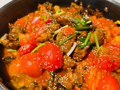 -贵州辣子鸡番茄鸡