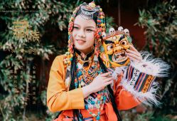 -后宫·古装汉服京剧儿童亲子全家福摄影