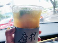 超浓手打渣女柠檬绿茶-摩柠手作茶室(国贸店)