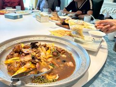 -海派美食·家宴海鲜青岛菜·石锅鲽鱼头(东方城店)