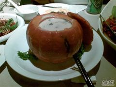 椰香菌菇南瓜盅-小巴辣子川湘菜餐厅(星游城店)