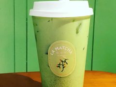 抹茶拿铁（燕麦奶）-LA MATCHA抹茶吧(进贤路店)